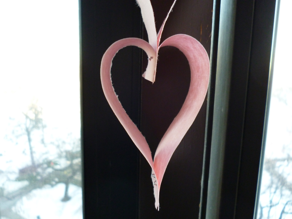 Simple Valentine's Day Decorations: Paper Hearts